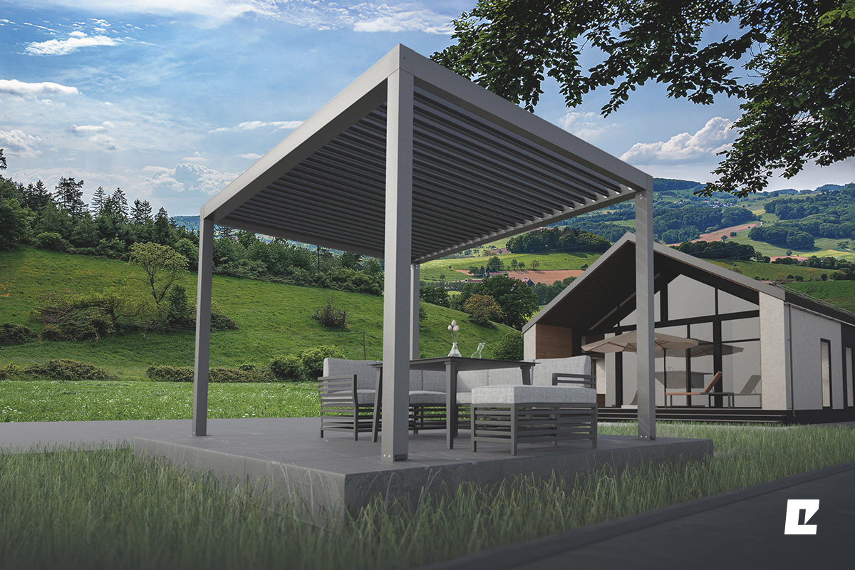 Uitzonderlijke pergola voor een uitzonderlijke prijs: Selt SB350