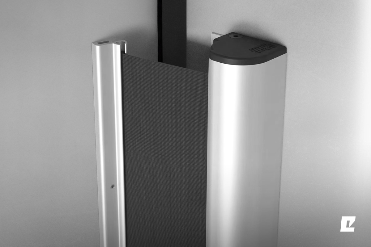 Vingerbescherming in aluminium deuren