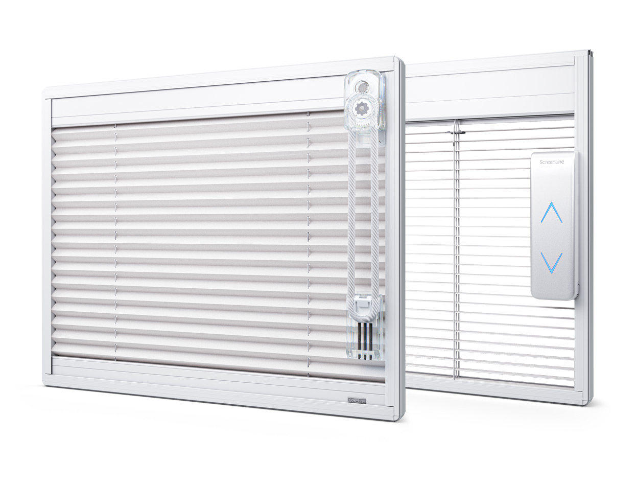 Geïntegreerde Jaloezieën in isolatieglas